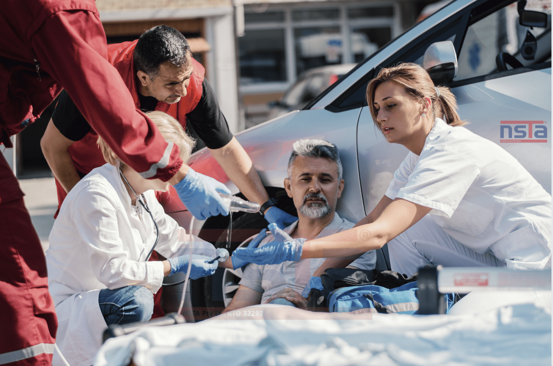 Group of people receiving first aid training in Hillcrest, Queensland