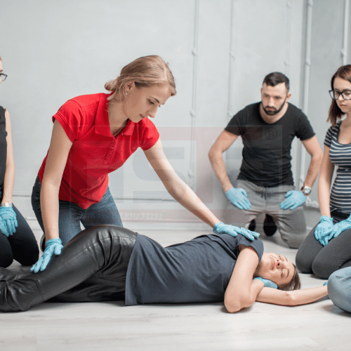 First aid training session at NSTA Hillcrest in Brisbane, QLD